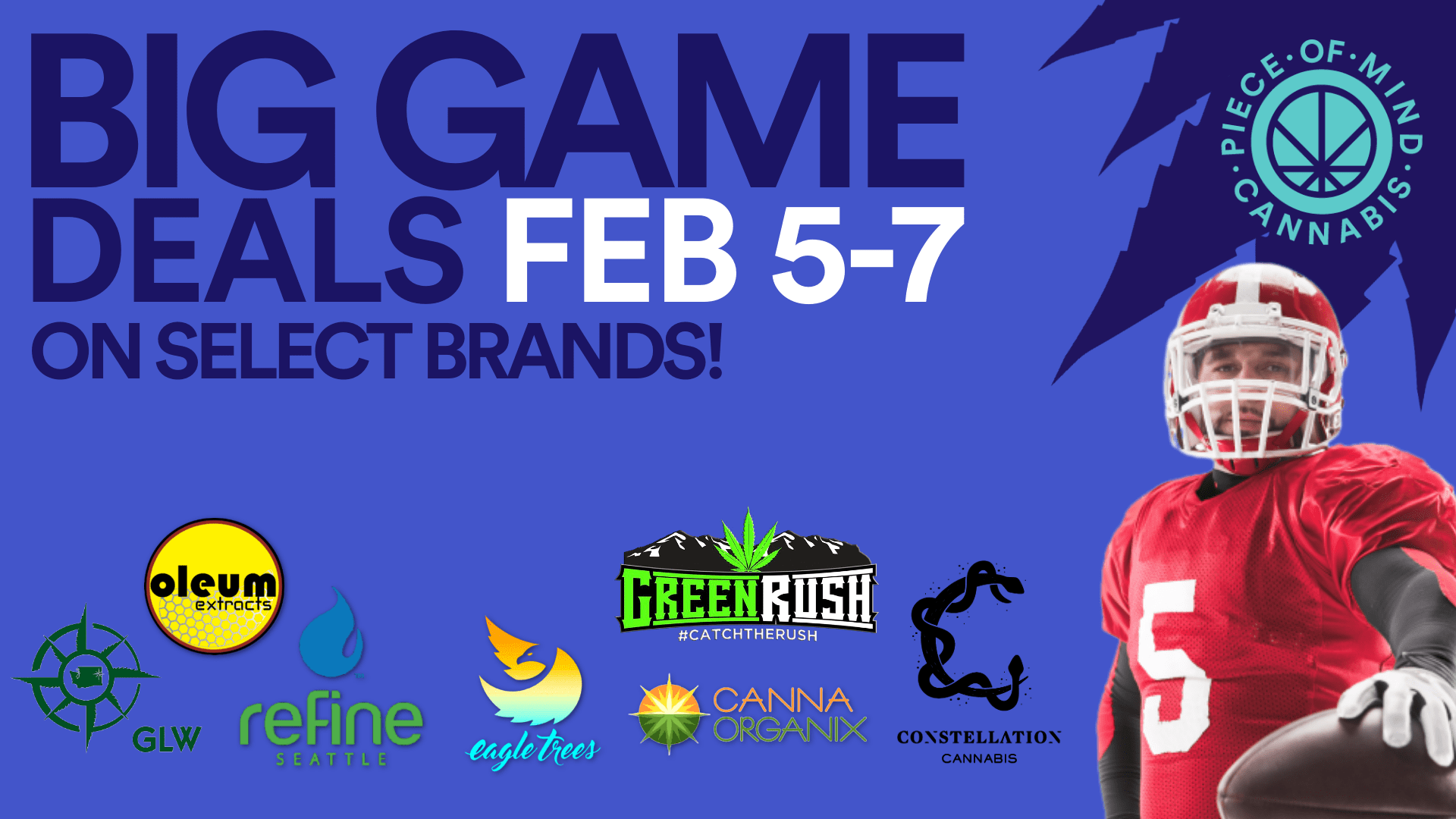Big Game Weekend Sale Feb 5-7: All the Weed Deals You Need!